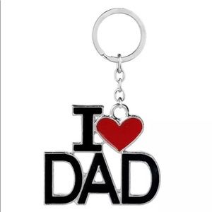 I Love ❤️ DAD Keychain 2pc set